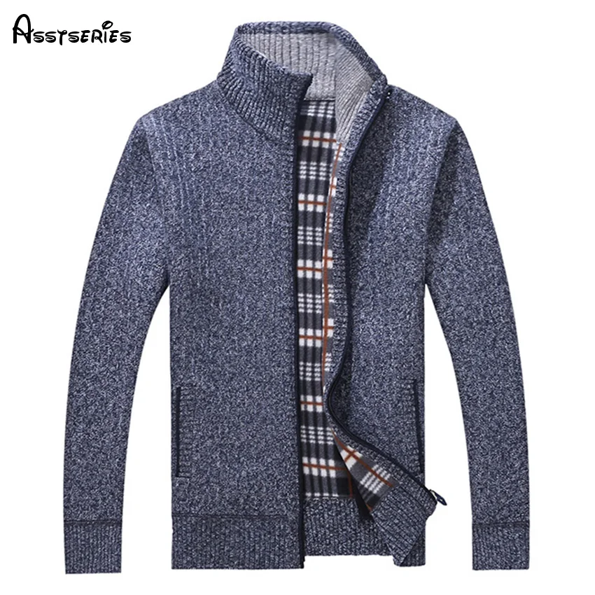 2018 New arrival Autumn Men's Warm Sweaters Warm Winter Pullover Mens ...