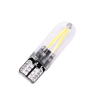 

S2# 1 Pair 3w T10 194 168 W5w Cob Led Auto Car Glass License Plate Lights White