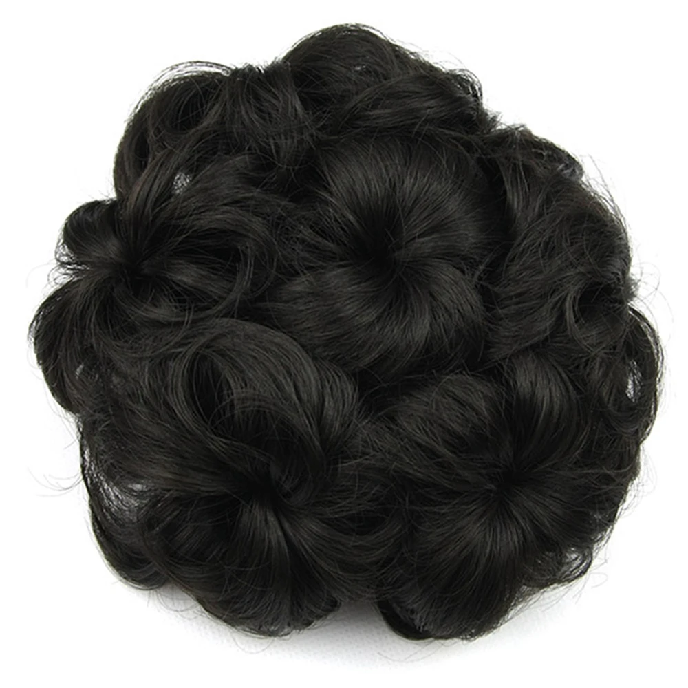Soowee 8 цветов синтетический Высокая Температура Волокно вьющиеся волосы цветок Chignon резинкой для волос Bun Donut ролика шиньоны