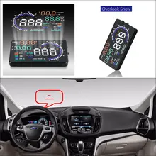 Liislee Car HUD Head Up Display For Ford C-Max C Max CMax Safe Driving Screen Projector Inforamtion Refkecting Windshield цена Liislee Car HUD Head Up Display For Ford C-Max C Max CMax Safe Driving Screen Projector Inforamtion Refkecting Windshield цены онлайн