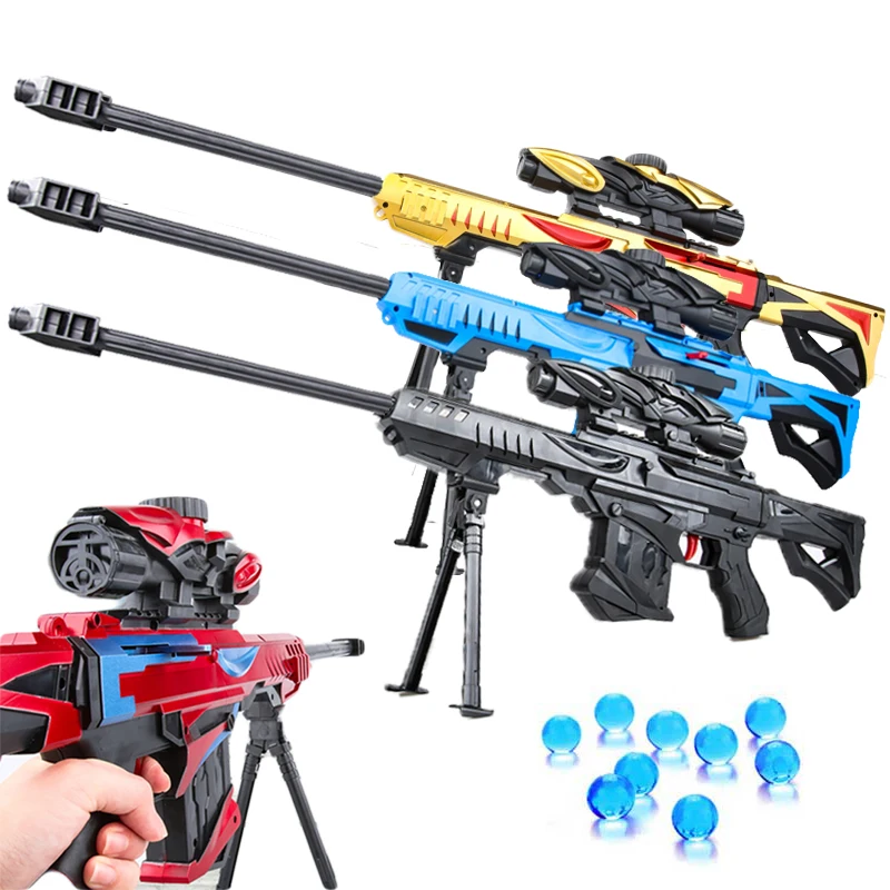 Пластиковый наружный водяной пулемет игрушка для детей снайперская винтовка Submachine Orbeez мягкий Пейнтбольный пистолет оружие подарок