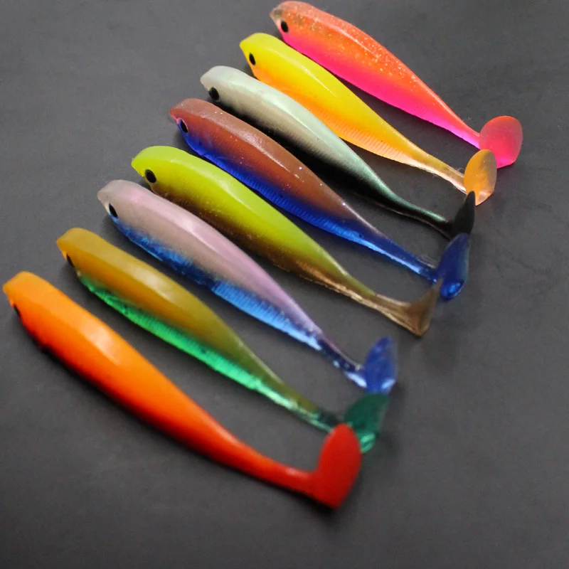 24pcs 10cm/7.5g Artifical Panfish Lure fishing Tackle soft floating