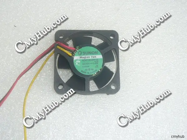 Подлинный для SUNON KDE1204PFV2 M S.M DC12V 0 6 W 3 контактный проводной 4010 40x40x10 мм вентилятор