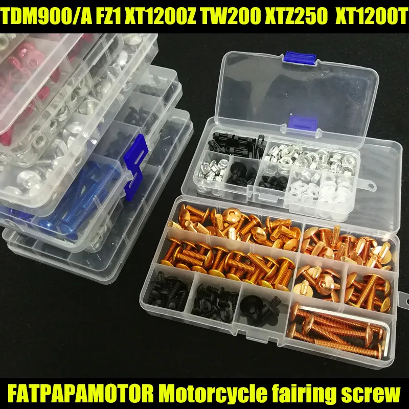 

Universal Motorcycle Fairing Bolts Screw Moto Spring Bolts For YAMAHA TDM900 A FZ1 XT1200Z TW200 XTZ250 XT1200T