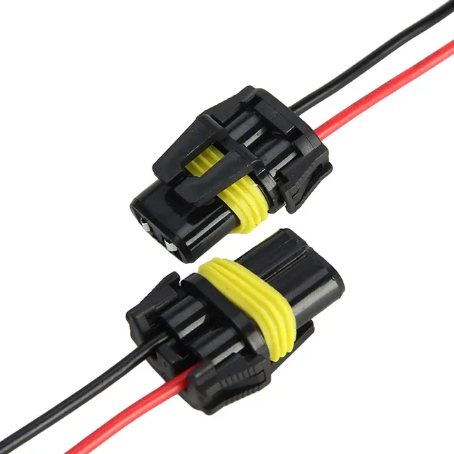 Buy Auto Connectors with Cable Waterproof 2 Pin Way