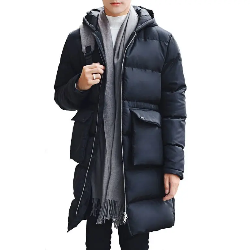 long winter Jacket men brand clothing male thick coat New top Quality