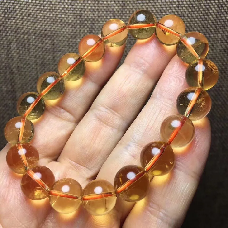 Natural Citrine Quartz Bracelet (4)