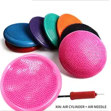 FDBRO Фитнес мяч массажный шар для йоги с газовым цилиндром Йога вобл удержание равновесия Массажный коврик-подушка йога фитнес-мячи