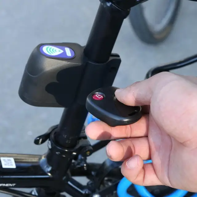 Bicycle Anti theft Security Wireless Remote Control Vibration Alarm Lock Cycling Bike Burglar