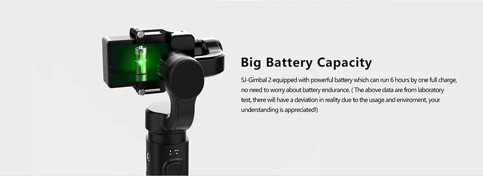 SJCAM 3-осевой ручной шарнирный стабилизатор для камеры GoPro SJ-Gimbal 2 Bluetooth Управление для SJ6 SJ7 SJ8 Pro/Plus/Air pro yi 4k экшн Камера