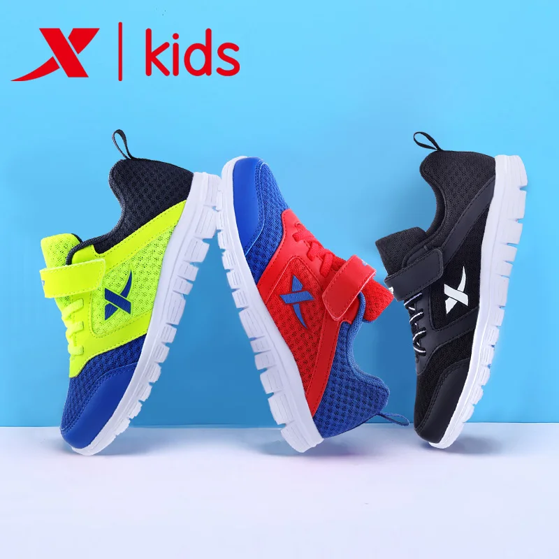 

683315119949 Xtep boy running shoes spring and summer new fashion children hit color simple comfortable children's shoes