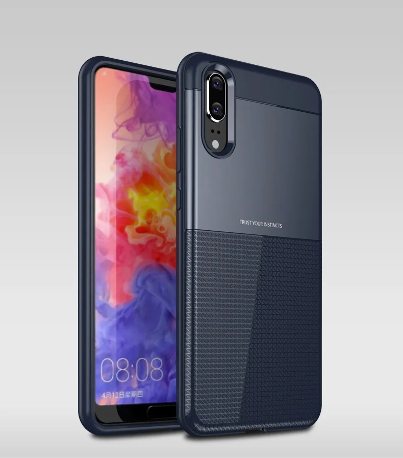 Luxury Business Case For Huawei P20 Lite Soft TPU Silicone Cover Coque For Huawei P20 Pro Ultra Thin Phone Shell(9)