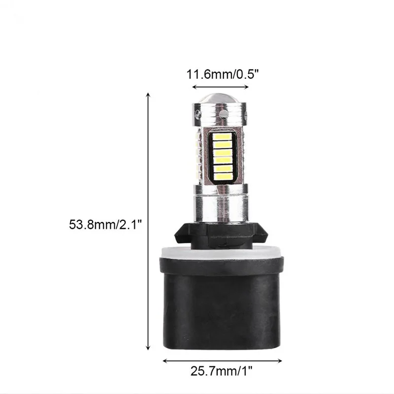 Для KIA Hyundai 6000K HID Xenon Белый 880 881 890 светодиодные лампы Противотуманные фары