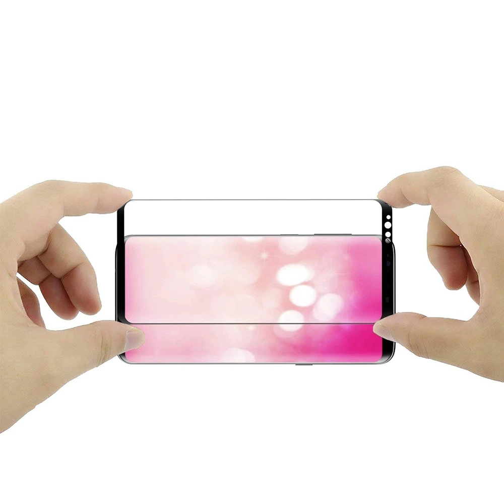 Чехол для телефона samsung Galaxy S9 плюс закаленная пленка полный Экран