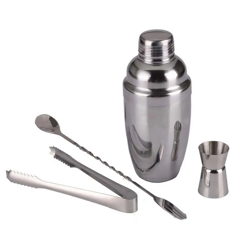 Bar Set Cocktail Shaker Stainless Steel Cocktail Mixer Wine Drink Mixer