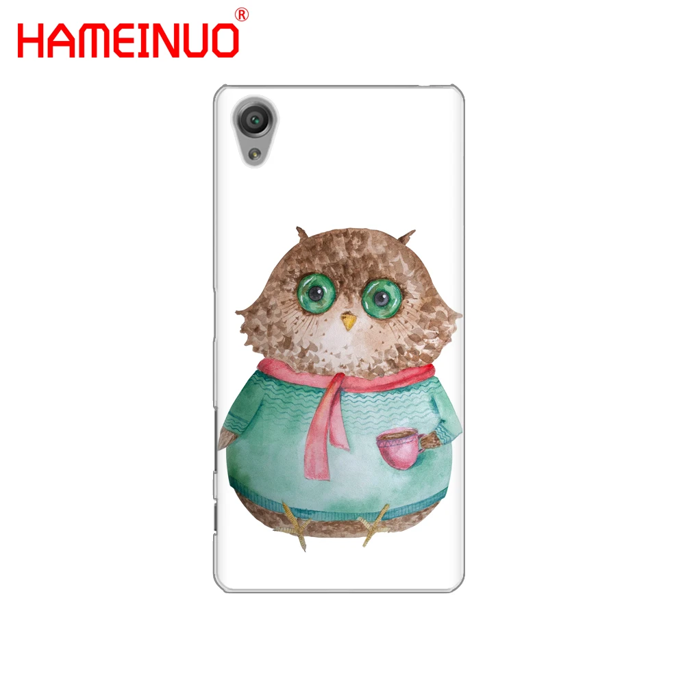 HAMEINUO чехол для телефона с красочными совами sony xperia C6 XA1 XA2 XA ULTRA X XP L1 L2 compact XR/XZ/XZS