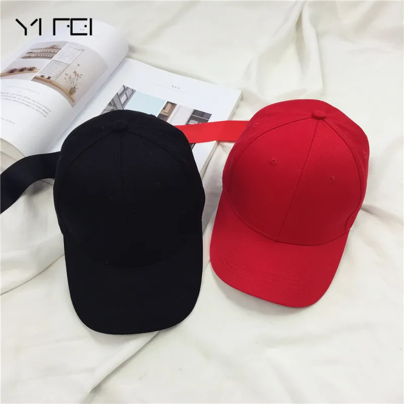 Ифэй Strapback Регулируемый Шляпа Snapback шляпа установлены Дальнобойщик шляпа для Для женщин Для мужчин высокое качество Harajuku Длинные ленты бейсболка