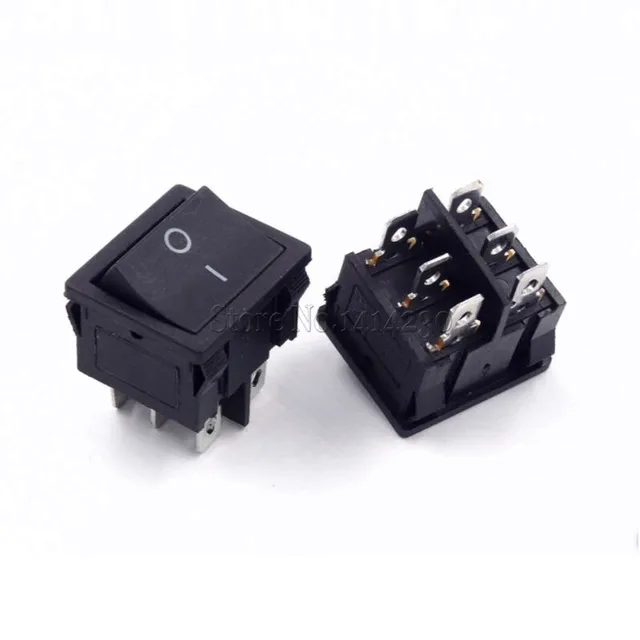 6Pin 2Position Black