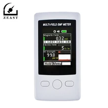 TM190 мульти-поле EMF измеритель Гаусс 3-осевой Магнитный электрического поля RF прочность цифрового электромагнитного излучения детектор Портативный