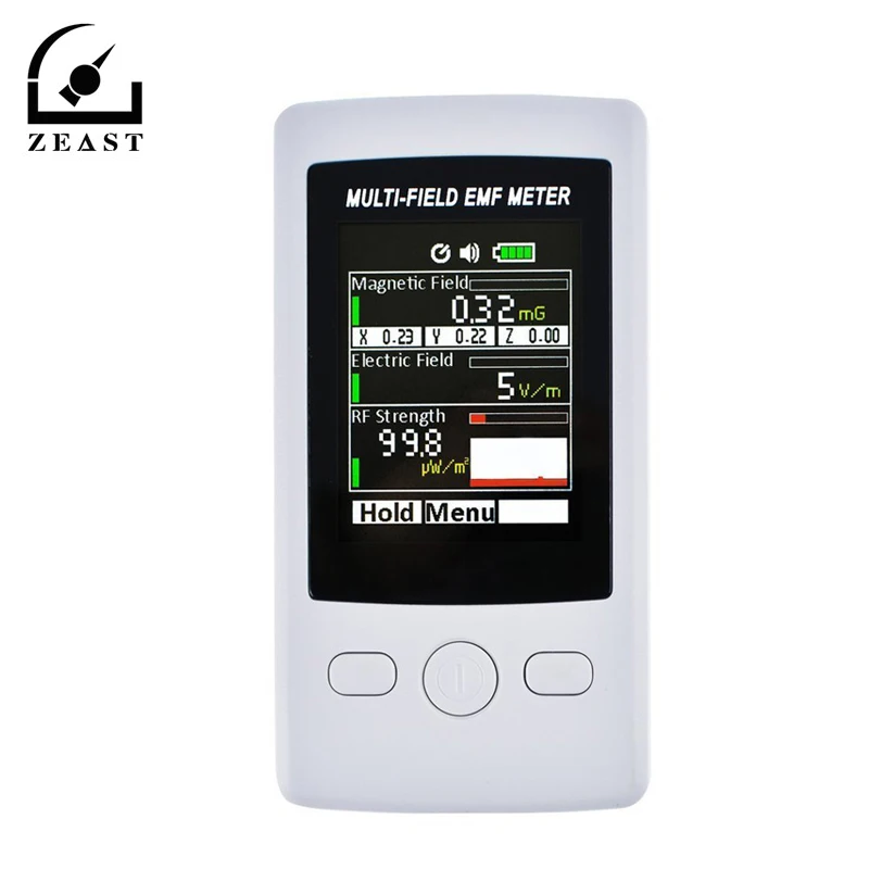 

TM190 Multi-Field EMF Meter Gauss 3-axis Magnetic Electric RF Field Strenght Digital Electromagnetic Radiation Detector Portable
