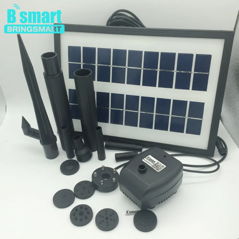 

JT-170250DBL-3.6W Pump For Fountain 7V 200L/H With Solar Panel Kit Use For Pond Pump And Submersible Solar Pump With Brushless