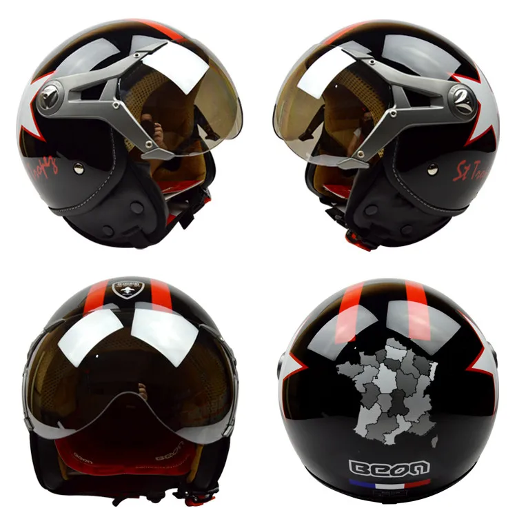 BEON 120, модный шлем, мотоциклетный шлем, половина лица, четыре сезона, casco moto beon, шлемы, capacete, полушлем, электрический велосипед