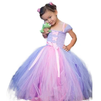 

Princess Tangled Rapunzel Tutu Dress for Kids Girl Rapunzel Cosplay Clothing Costume Child Birthday Party Sophia Princess Dress