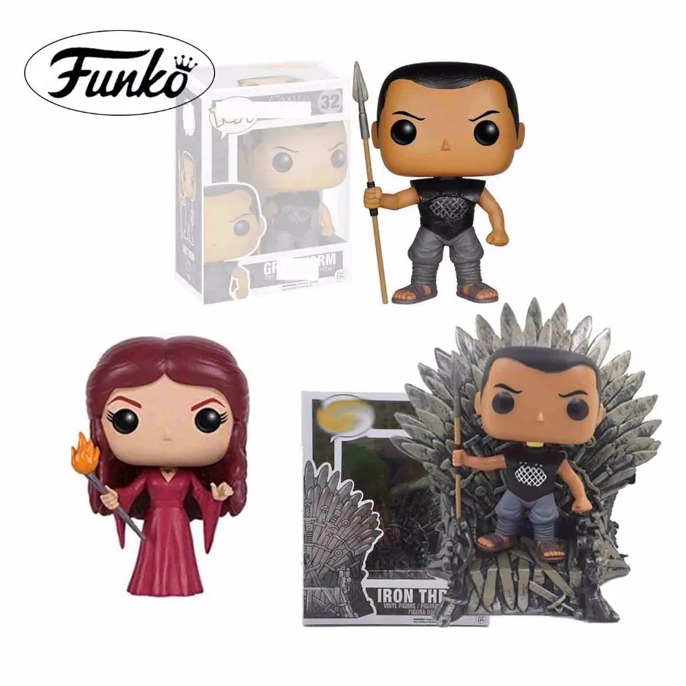 

POP Action DROGON Figure Toy Grey Worm Melisandre the Iron Throne Model Toys With Original Box Collectables Game Of Thrones Toy