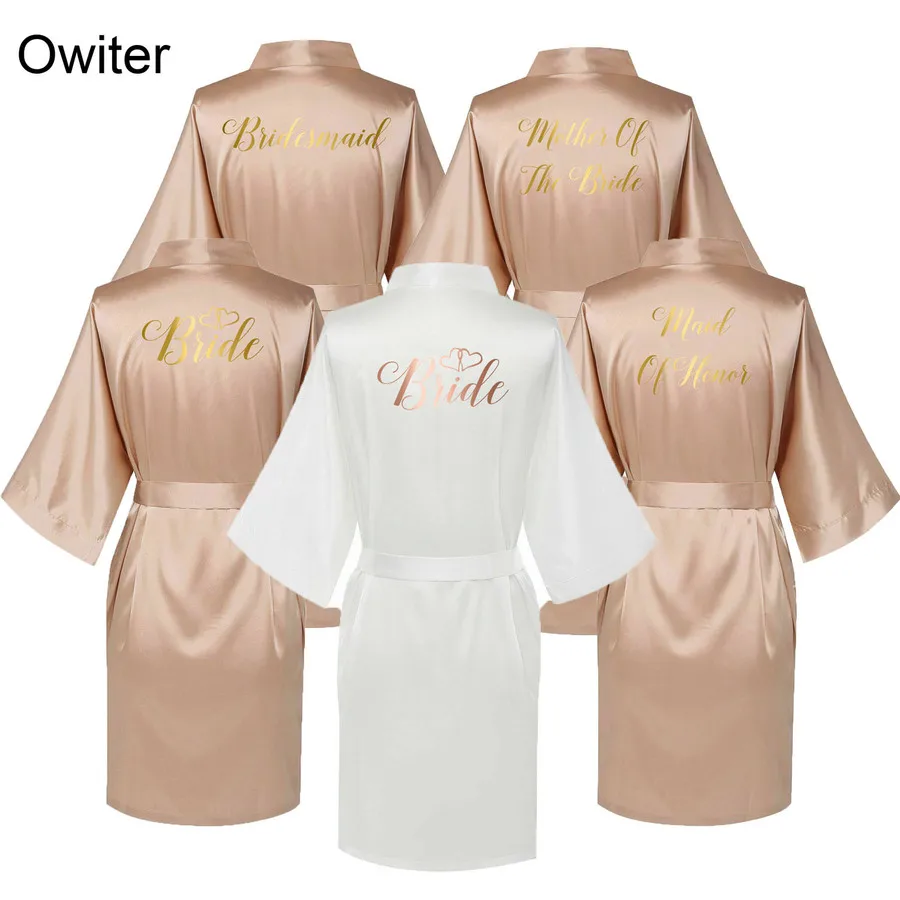 

Owiter 2019 Summer Women Silk Satin Robes Letter Wedding Bath Robe Bridesmaid Maid of Honor Bride Dressing Gown Clothes Skirt 01