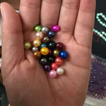 

Vacuum Pack Oyster Pearl Dyed Beads Akoya Pearl Oysters Single Round Pearls Individually Packaged Birthday Wedding Gift ZY003