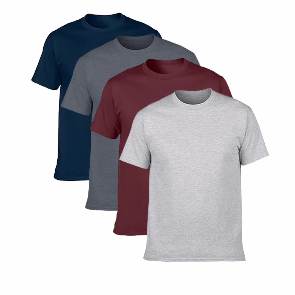 Buy Two Get Two Hot Sale Classic Men T shirt Short Sleeve O neck Mens T-shirt Cotton Tees Tops Mens Brand tshirt Plus size S-3XL