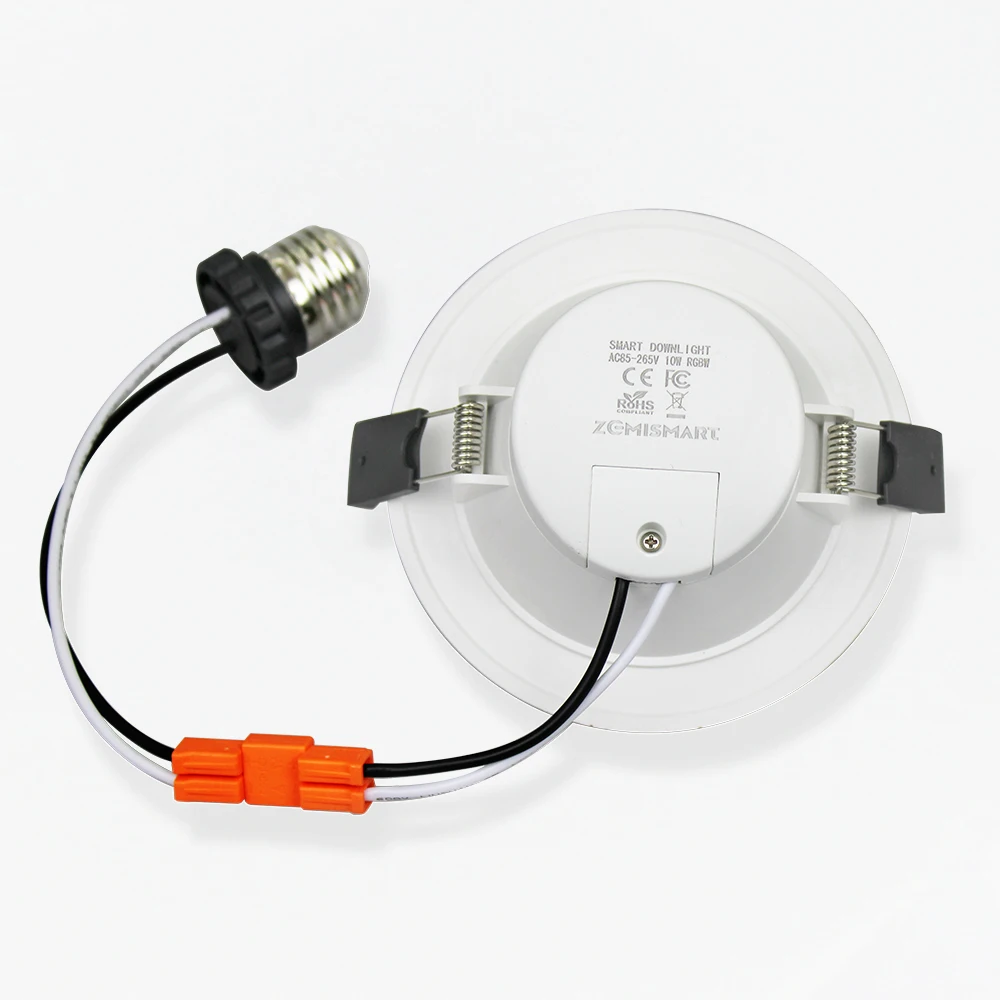Zemismart WiFi RGBW светодиодный Модернизированный светильник 10 Вт умные встраиваемые светильники Голосовое управление от Alexa Google Home приложение управление