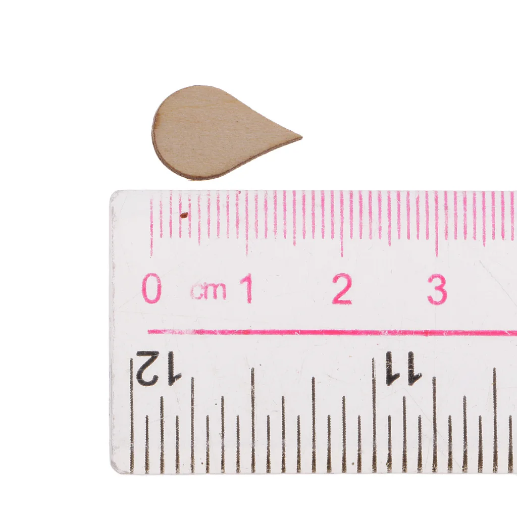 Wooden MDF Drop Shapes Craft Blank Wood Embellishment for Scrapbooking Wedding Party Baby Feet Christmas Decorations DIY