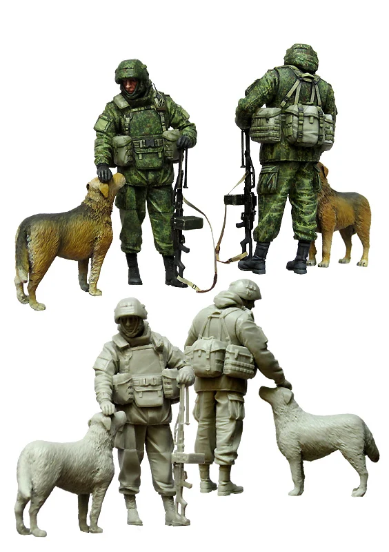 

[tuskmodel] 1 35 scale resin model figures kit Modern Russian Soldiers e1