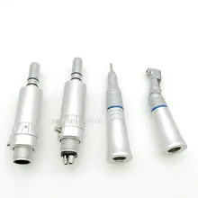 1 шт. Стоматологическая низкоскоростной наконечник прямой с косым углом пневматический двигатель 2/4 отверстие шлифовальный инструмент