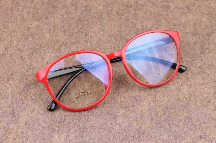 Женские Большие оптические очки круглой формы, оправа для девочек, модные очки для близорукости, легкие женские очки Oculos Grandes Caixa de Moda D0302