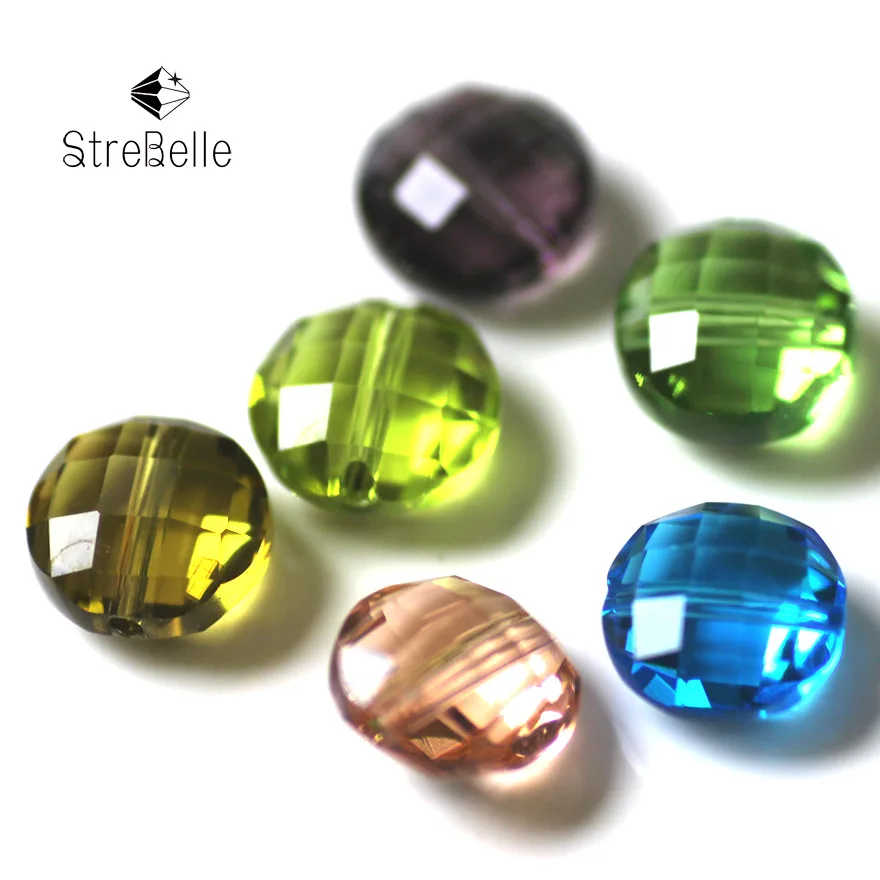 

100pcs 12mm AAA20 40fa Quality Decorative Crystal Bead Rhinestone Loose Button Jewelry Making Cloth Accessory Beads Wholesale