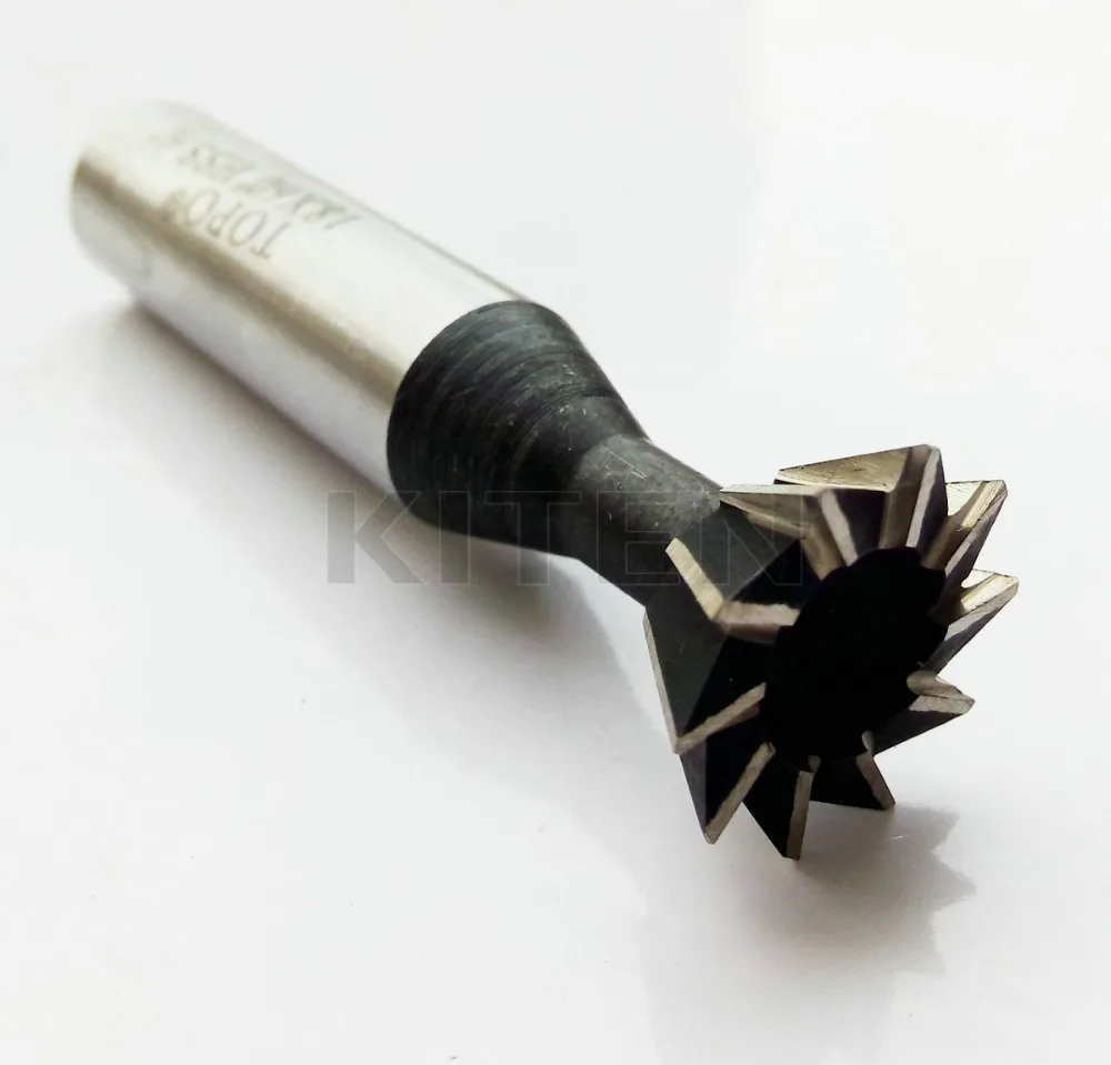 

18mm X 45 Degree HSS Straight Shank Dovetail Slot Cutter End Mill CNC Bit