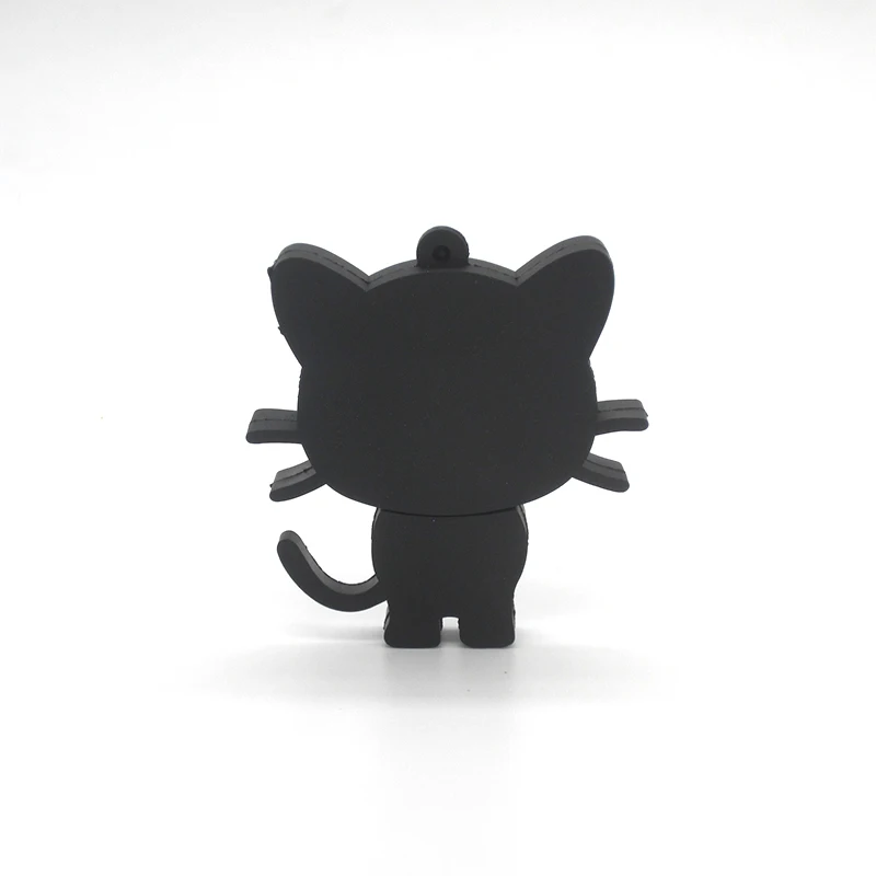 Cartoon cute black cat usb flash drive pen drive real capacity 64GB pendrive 32GB 16GB 8GB 4GB memory stick U Disk Hot girl gift