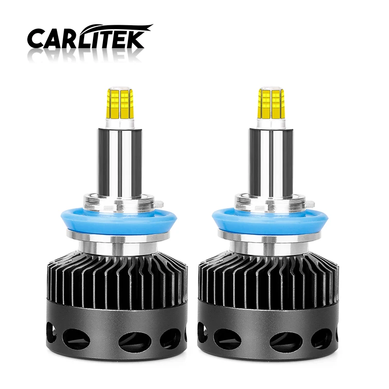 CARLitek 2 шт. 9005 Led 6500K HB3 HB4 9006 H1 H7 H11 Bombilla Автомобильные фары Противотуманные мини 12