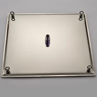 Chrome Finished 20 inch Square  Rainfall Shower Head Ceiling Mounted Bathroom Shower Head with 4 Fixed Ring 2