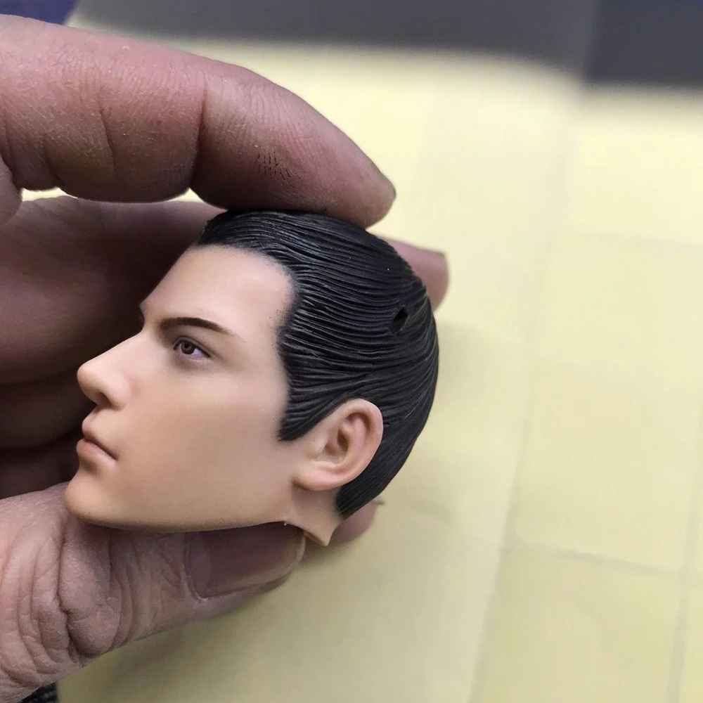 1/6 весы игра Версия Тянь Ce красивый вырезанная Мужская голова модель для детей