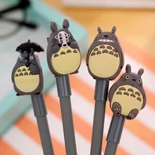 8 шт./лот Милая гелевая ручка в стиле мультфильма Мой сосед Тоторо черные чернила ручки для подписи канцелярские принадлежности Zakka Canetas офисные школьные принадлежности