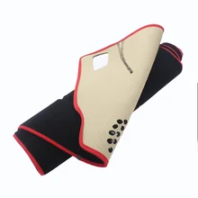 Подходит для Porsche Cayenne 2008- приборной панели автомобиля Избегайте свет Pad инструмент крышка платформы стол Коврики силиконовые- мини задняя