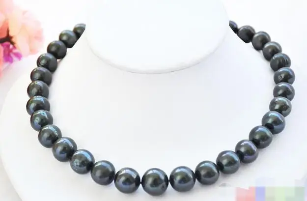

song voge gem nanJ0936 ROUND BLACK PEARL NECKLACE