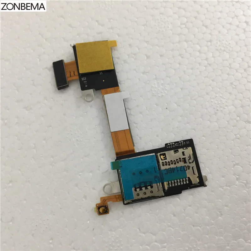 ZONBEMA TF слот для карты + Sim-карты PCB гибкий кабель Sony xperia M2 Aqua S50H S50T D2303 D2305 D2306