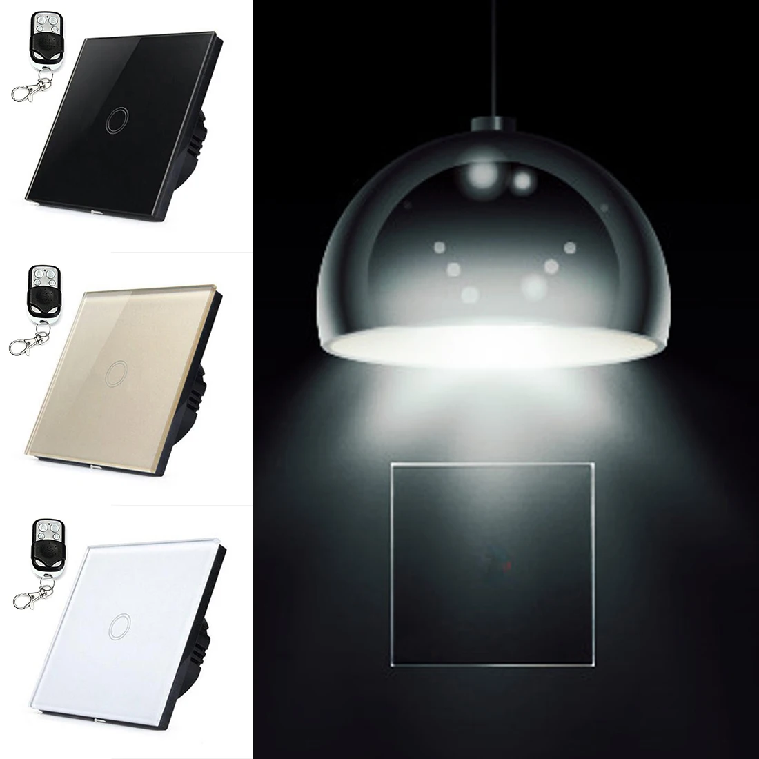 

Remote Switch AC 110~240V Wall Light Remote Touch Switch VL-C701R-11 With Mini Remote Controller RT12