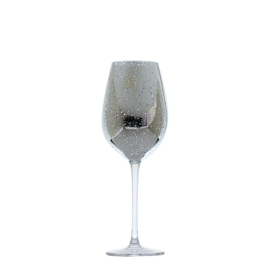 Crystal Goblets Wine Glass Juice Drink Champagne Goblet Party Barware Dinner Water Hollow Floral Golden Silver Chic Luxury 500ML