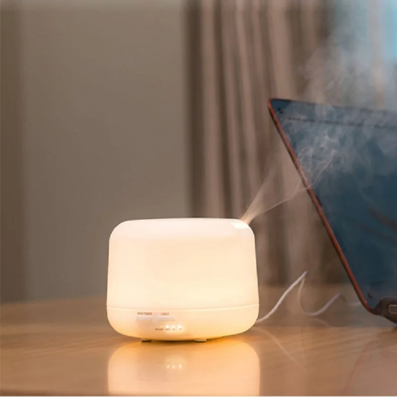 

Orignal 600ML USB Aroma Essential Oil Diffuser Electric Cool Mist Humidifier LED Night light Nebulizer Air Humidifier For Home