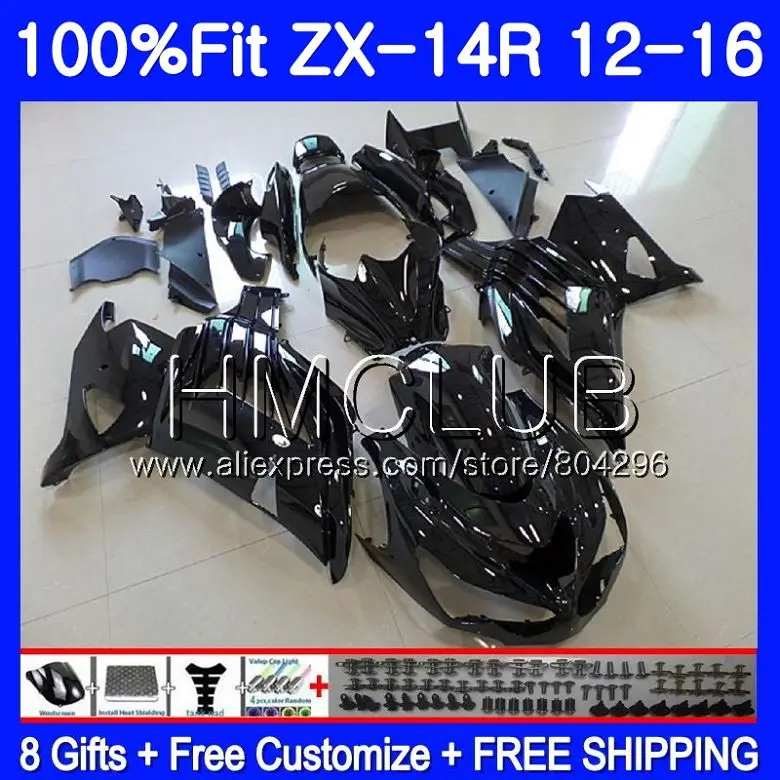 

Injection For KAWASAKI NINJA ZX 14R ZX14R 12 11 13 14 15 16 50HM.0 ZZR1400 ZX-14R 2011 2012 2013 2014 2015 Fairing Glossy black